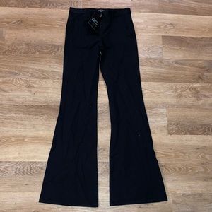 Women wide leg Guess black pants size 8